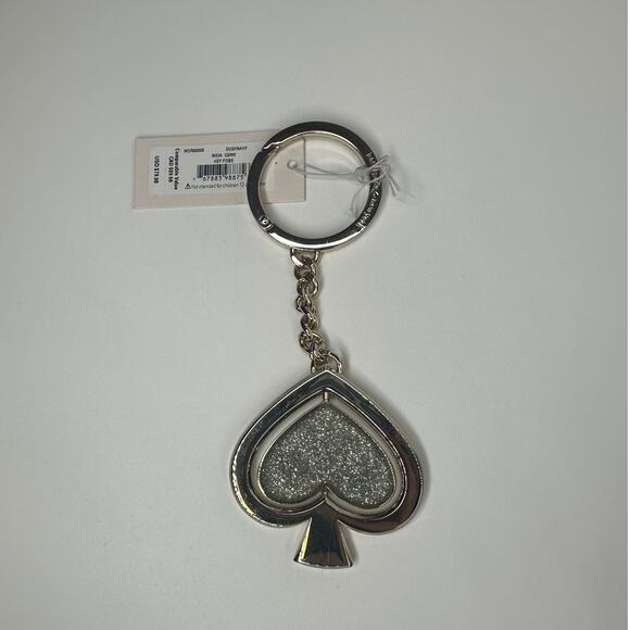 Kate Spade Swivel Spade Charm Key Chain Bag Charm - Picture 8 of 9